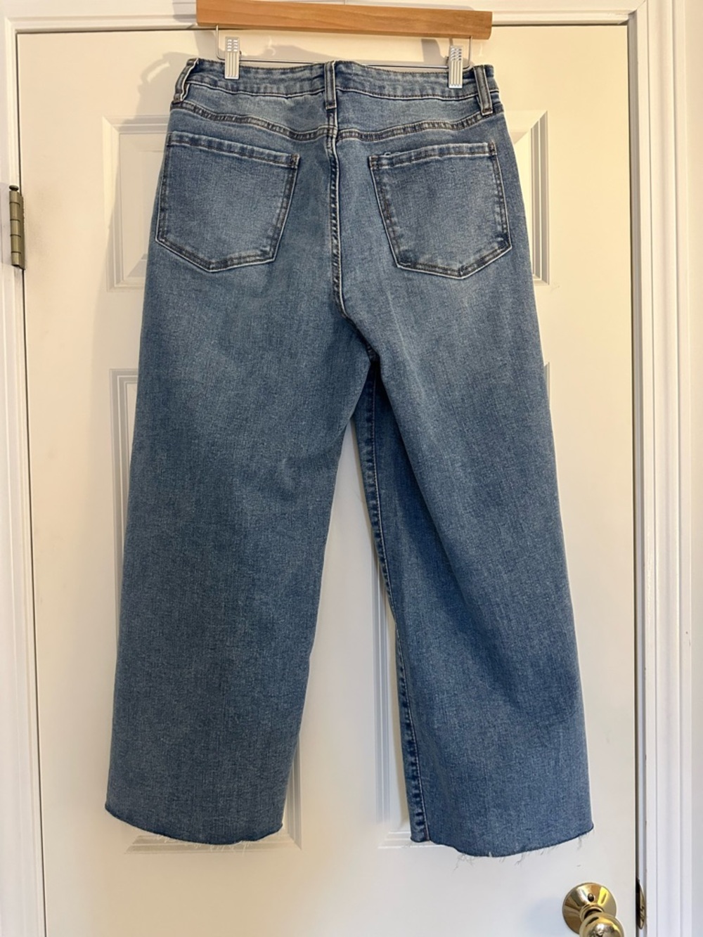 OAT Wide Leg Cropped Jeans - size 30 - size 10 - Picture 3 of 8